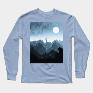 Winter Night Long Sleeve T-Shirt